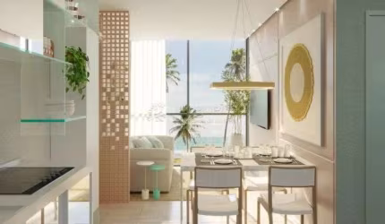 Excelente apartamento em condomínio beira mar, localizado na praia de Carneiros
