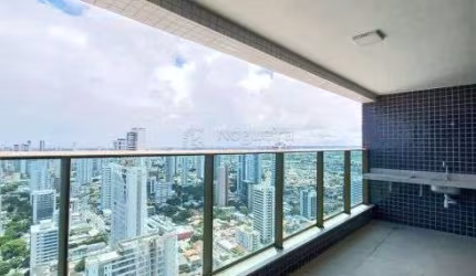 Apartamento Alto Padrão no bairro da Torre, com andar alto.