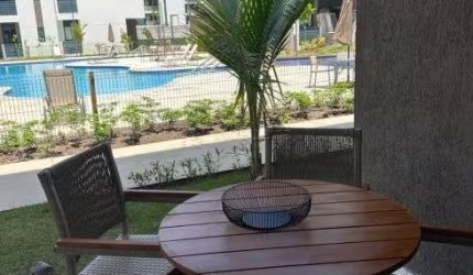 Excelente flat mobiliado localizado em Muro Alto!