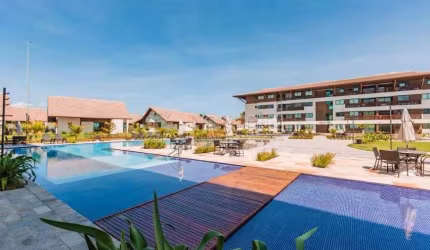 Excelente apartamento térreo mobiliado/ com 53,30m² de área útil.