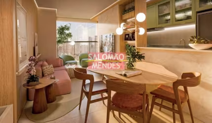 Apartamento 2 quartos, suite master, área de lazer completa