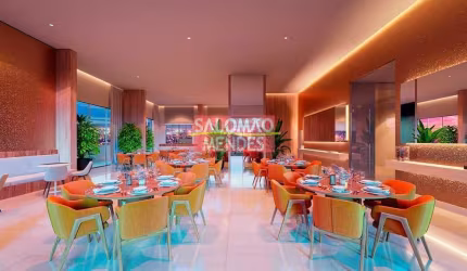 Maravilhoso apartamento de 106m², varanda gourmet, área de lazer completa.