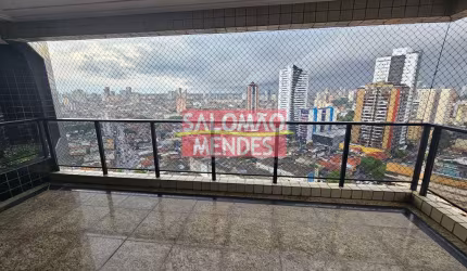 Apartamento um por andar, 264m2 no Umarizal, Alto, Nascente, 3 vagas