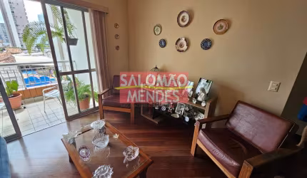 Lindo apartamento junto a Praça Batista Campos, 3 qjuartos, suíte e piscina