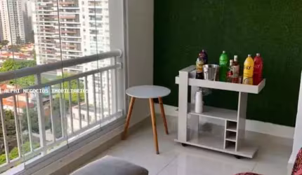 Apartamento para Venda em São Paulo, Cidade Monções, 1 dormitório, 1 suíte, 2 banheiros, 2 vagas