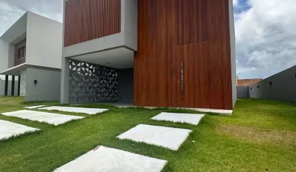 Luxuosa casa em Alphaville 4 suítes Piscina individual nunca habitada