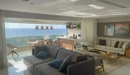 Hemispher Vista Mar Finamente Decorado  4 suítes 4 vagas