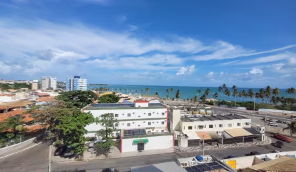 Apartamento mobiliado em Piatã 2 suítes 1 vaga 50 metros da Praia de Piatã