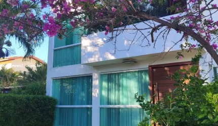 Casa espetacular uma quadra da praia excelente condomínio 3 suítes com piscina