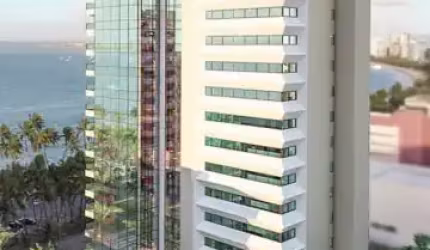 Apartamento a beira mar da Ponta Verde, com 4 quartos