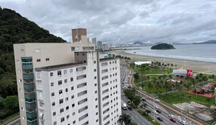 Apartamento à venda, 2 quartos com vista mar + dependência de serviço, Itararé - São Vicente/SP