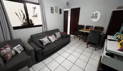 Apartamento à venda, 1 quarto, 1 vaga, Vila São Jorge - São Vicente/SP