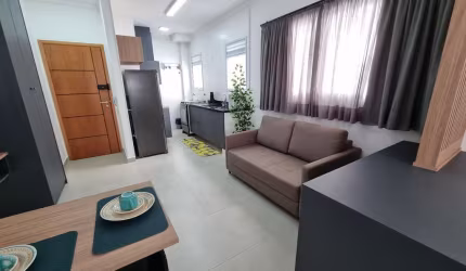 Apartamento à venda, 1 quarto, 1 vaga, José Menino - Santos/SP