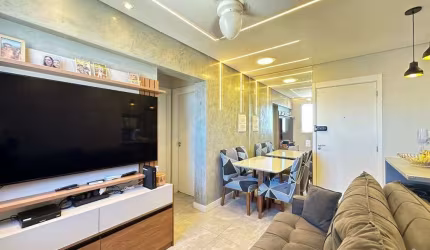 Apartamento à venda, 2 quartos, 1 vaga, Areia Branca - Santos/SP