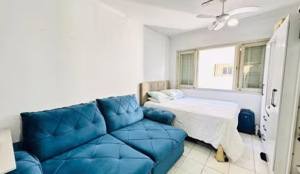 Kitnet à venda, 1 quarto, 1 vaga, Gonzaga - Santos/SP