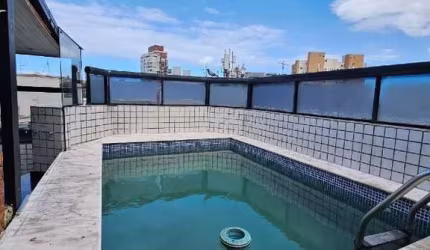 Cobertura à venda, 4 quartos, 2 suítes, 2 vagas, PONTA DA PRAIA - Santos/SP