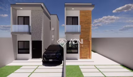Linda casa de alto padrão em construção na Morada do Sol à venda.