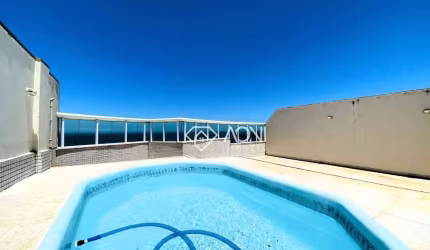Linda cobertura linear, frente mar, 3 dormitórios à venda, 287 m² por R$ 3.000.000 - Praia de Itaparica - Vila Velha/ES