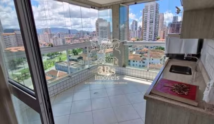 3 Dorm. sendo 1 suíte, lazer Completo - Pompéia - Santos/SP