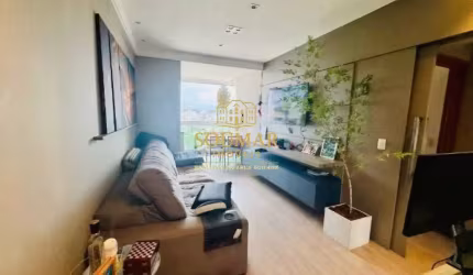 Apartamento com 2 suítes, lazer completo - Ponta da Praia, Santos/SP