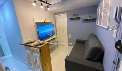 Lindo Apartamento Mobiliado localizado em frente a praia, Canal 1- Santos/