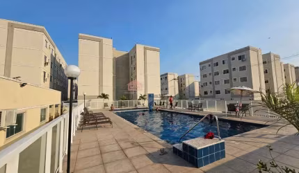 Apartamento 2 quartos com piscina, vaga e lazer completo - Vila Lage São Gonçalo