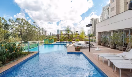 Apartamento campo belo vista livre andar alto