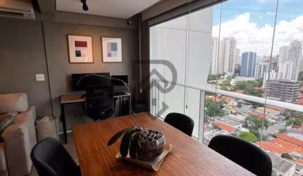 Apartamento Brooklin, pronto para morar andar alto sala ampliada