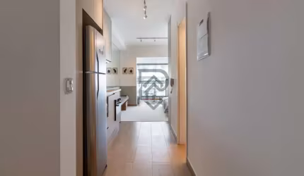 Apartamento decorado Pinheiros andar alto vista livre 1 vaga