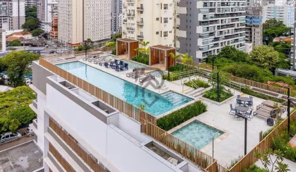 Apartamento vila madalena andar alto pronto pra morar