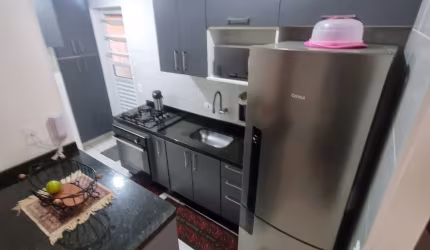 Apartamento 55m² / Moveis Planejados / Quintal e Varanda.