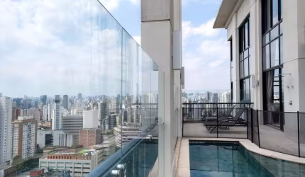 Cobertura de Luxo na Vila Olímpia, São Paulo-SP: 5 Quartos, 5 Suítes, 3 Salas, 8 Banheiros, 8 Vagas, 750m².