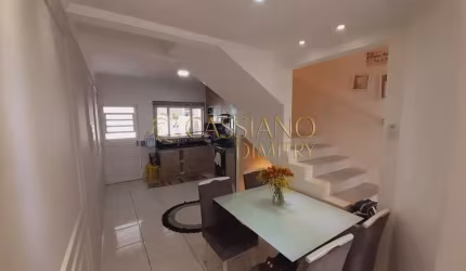 Sobrado à venda de 80m² | 02 dormitórios, sendo todos suítes e 02 vagas de garagem | Condomínio Limoeiro - Jardim Limoeiro | São José dos Campos |