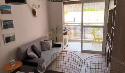 Apartamento mobiliado para locação de 37m² | 01 dormitório, 01 banheiro e 01 vaga de garagem | Condomínio Imotion São José - Centro | São José dos Campos |