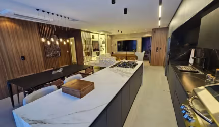 Apartamento decorado à venda de 120m² | 03 dormitórios, sendo suítes e 02 vagas de garagem | Edifício Signature Royal Park - Jardim Aquárius | São José dos Campos |