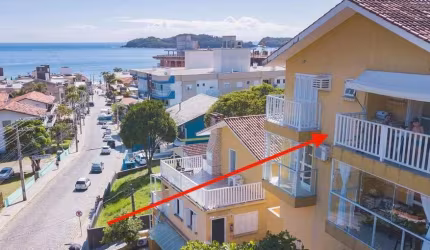 Apartamento de 2 Dormitórios, sendo uma Suíte, com linda vista para a Praia de B
