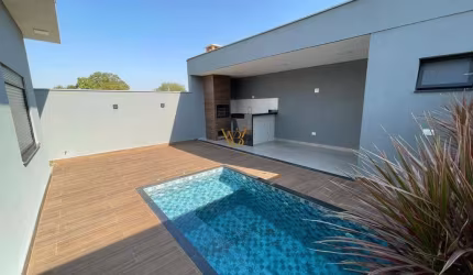 Casa NOVA, térrea, em condomínio no bairro Campestre em Piracicaba/SP.