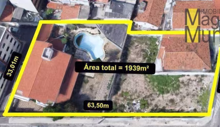 Terreno à venda, 1939 m² por R$ 4.848.000,00 - Papicu - Fortaleza/CE