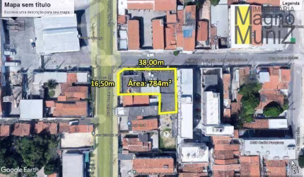 Terreno à venda, 784 m² por R$ 1.100.000,00 - Álvaro Weyne - Fortaleza/CE