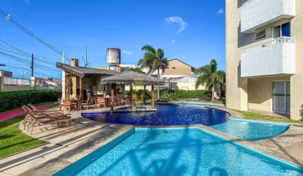 Edifício Reserva do Castelli - Apartamento com 3 quartos e lazer completo para alugar, 70 m² por R$ 3.490/mês - São Gerardo - Fortaleza/CE