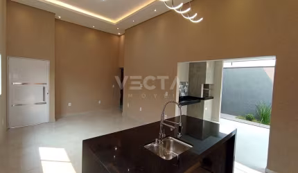 Casa Nova de 130m² com Suíte e Área Gourmet em Terreno de 200m² - Jardim Gerotto, Mirassol-SP
