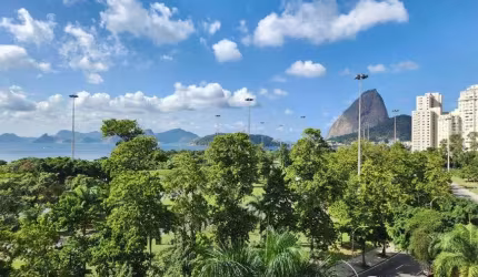 Praia do Flamengo - apto de 150m2 com vg - Vista deslumbrante