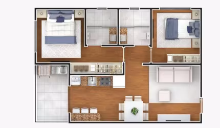 Ótimo apartamento 2 quartos com suíte - Lançamento exclusivo, 56,39m² - ao lado do Palladium!