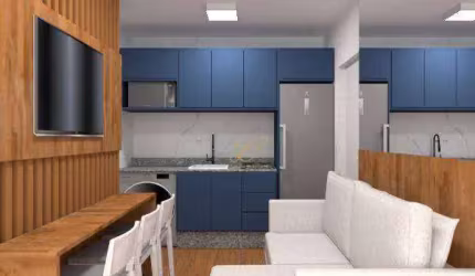 Ótimo Studio Garden 24,52m², pertinho do Shopping Palladium!