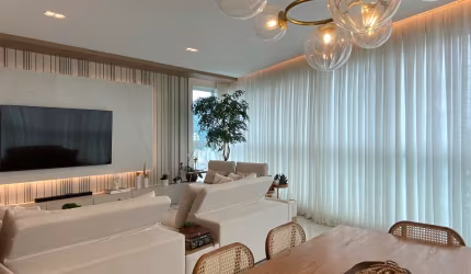 Apartamento 3 suítes, 165 m² todo mobiliado e vista 360 graus Itajaí.