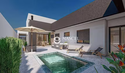 VENDA - CASA EM CONSTRUÇÃO, TÉRREA,  3 SUITES, PISCINA, EXCELENTE LOCALIZAÇÃO , PREVISÃO DE ENTREGA MARÇO/2025