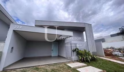 Condomínio Splendido- Belíssima Casa Alto Padrão com 3/4 sendo 2 Suítes e 1 Suíte Master com Mega Closet - 1888Udi