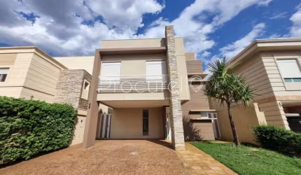 CASA EM CONDOMINIO COM 4 DORMITÓRIOS SENDO 2 SUÍTES PARA ALUGAR RIBEIRÂNIA 218M²