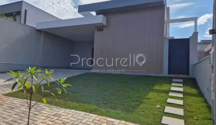 CASA TERREA EM CONDOMINIO DIFERENCIADO ALTO PADRÃO NO BAIRRO BONFIM PAULISTA 3 QUARTOS, SENDO 1 SUÍTE 147 M²