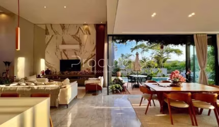 CASA TÉRREA DE ALTO PADRÃO 3 SUITES COM 245m² DE ÁREA CONSTRUIDA À VENDA NO ALPHAVILLE